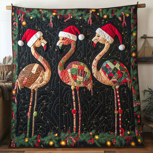 Flamingo Noel WN1601006CL Quilt