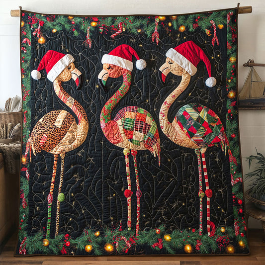 Flamingo Noel WN1601006CL Quilt