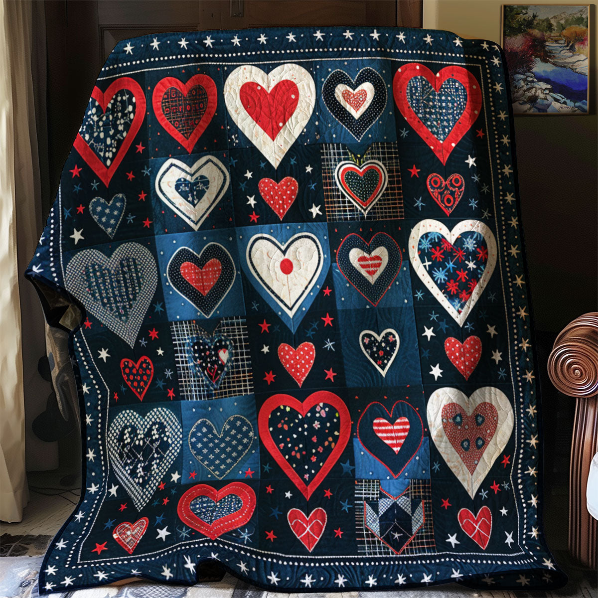 Heart WJ1501012CL Quilt
