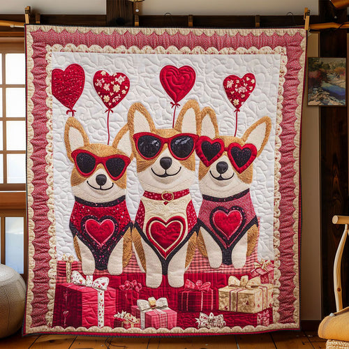 Love Corgi WN1601011CL Quilt