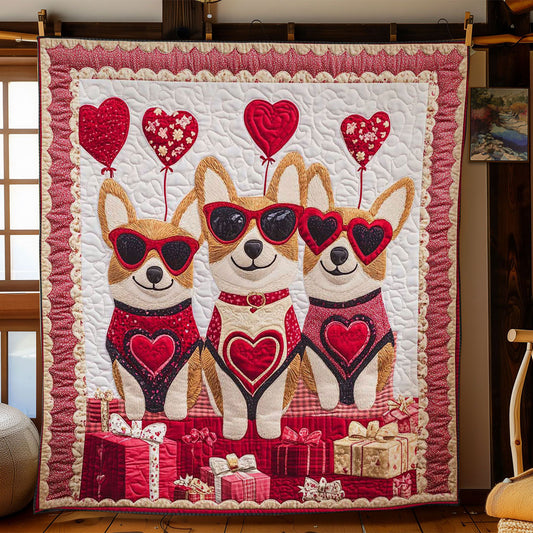 Love Corgi WN1601011CL Quilt