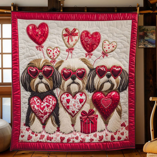 Love Shih Tzu WN1601012CL Quilt