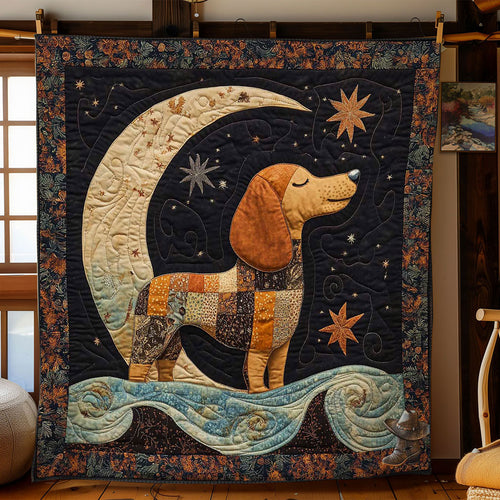Moonlit Dachshund WN1601019CL Quilt