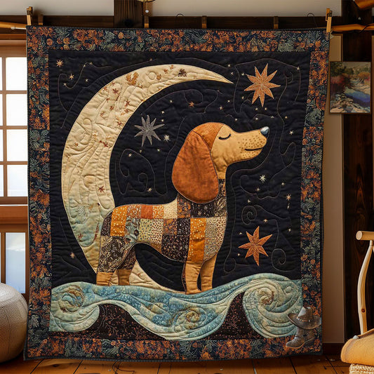 Moonlit Dachshund WN1601019CL Quilt
