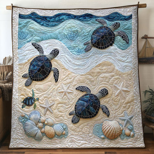 Sandy Shore Turtle WN1601022CL Quilt