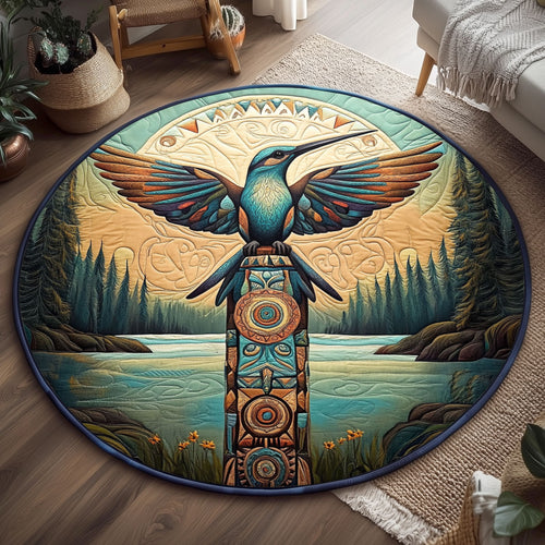 Sky Glimmer WJ1501113CL Quilted Round Mat