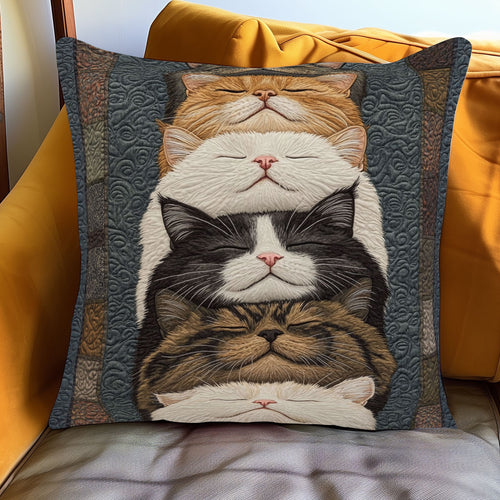 Stacked Whiskers WJ1501055CL Quilt Pillow Case