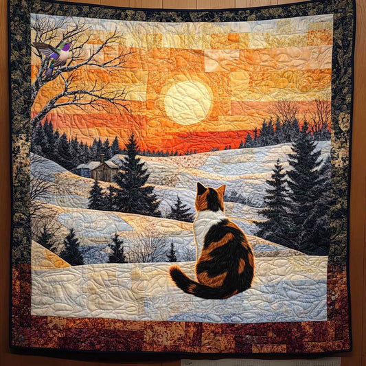 Sunset Cat WN1601026CL Quilt