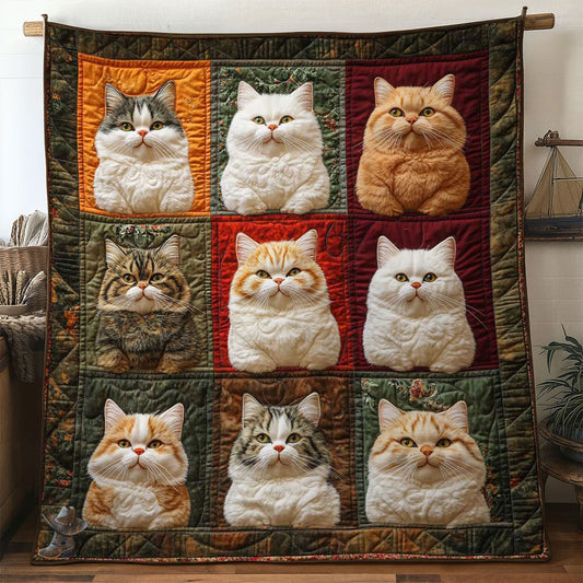 Sweet Cat Square WN1601027CL Quilt