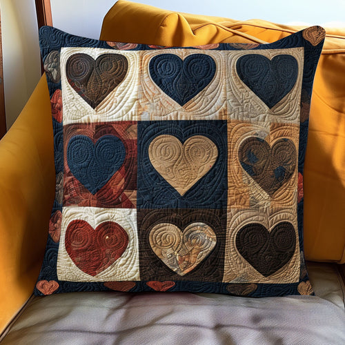 Timeless Heart Patch WJ1501064CL Quilt Pillow Case