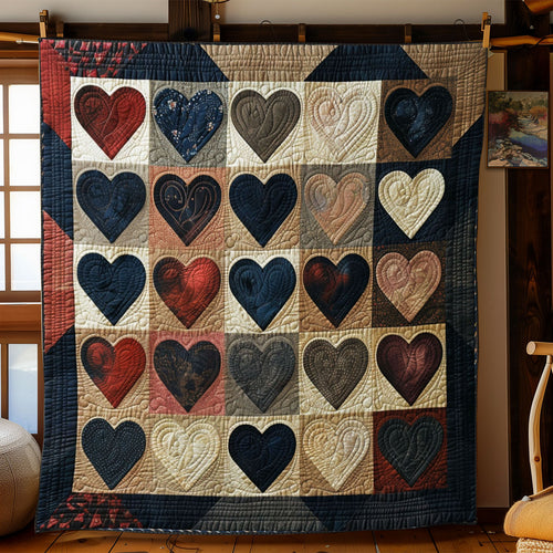 Timeless Heart WJ1501017CL Quilt