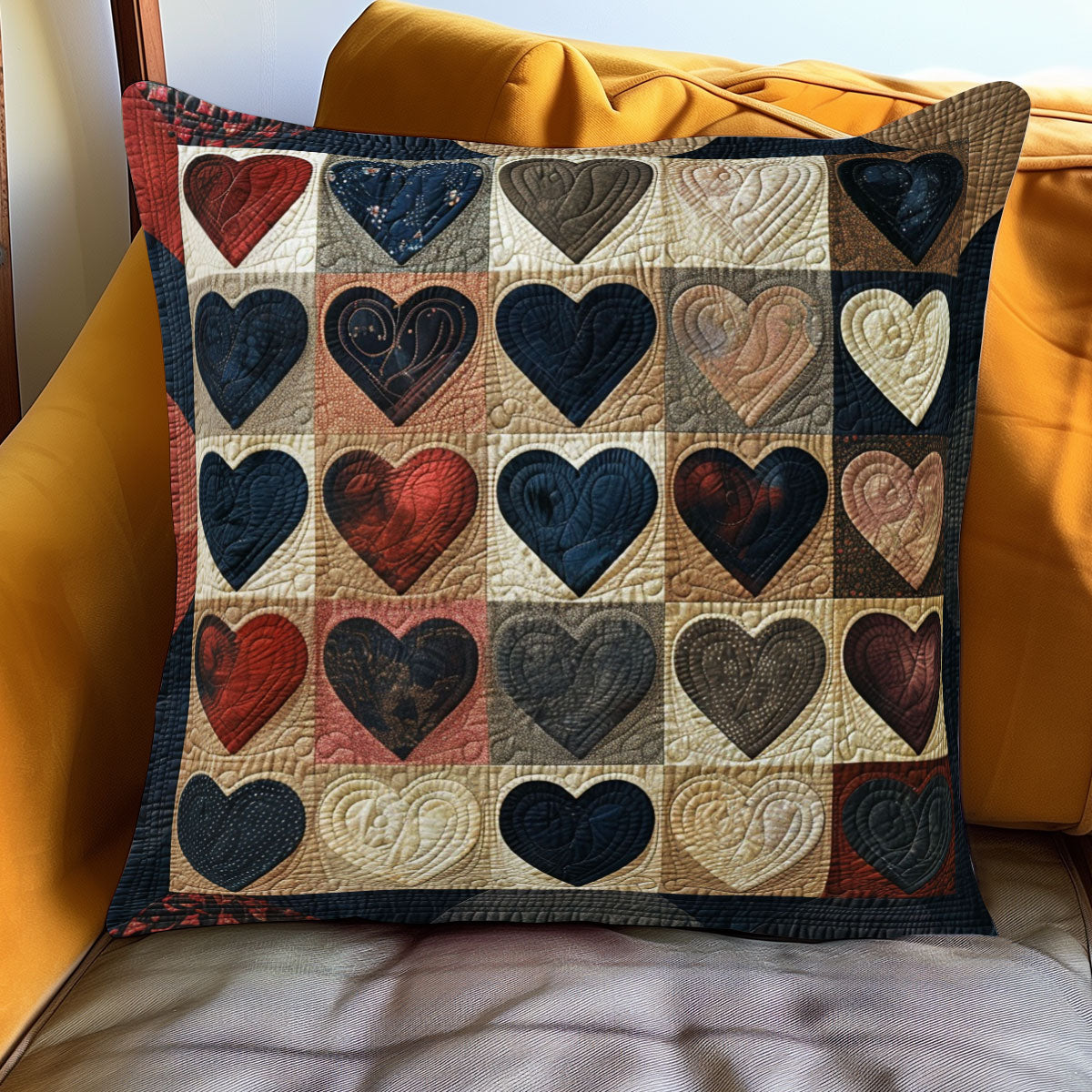 Timeless Heart WJ1501065CL Quilt Pillow Case