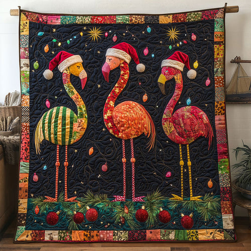 Tropical Flamingo Cheer WN1601031CL Quilt