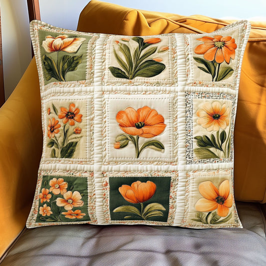 Vintage Postal Blooms WJ1501091CL Quilt Pillow Case