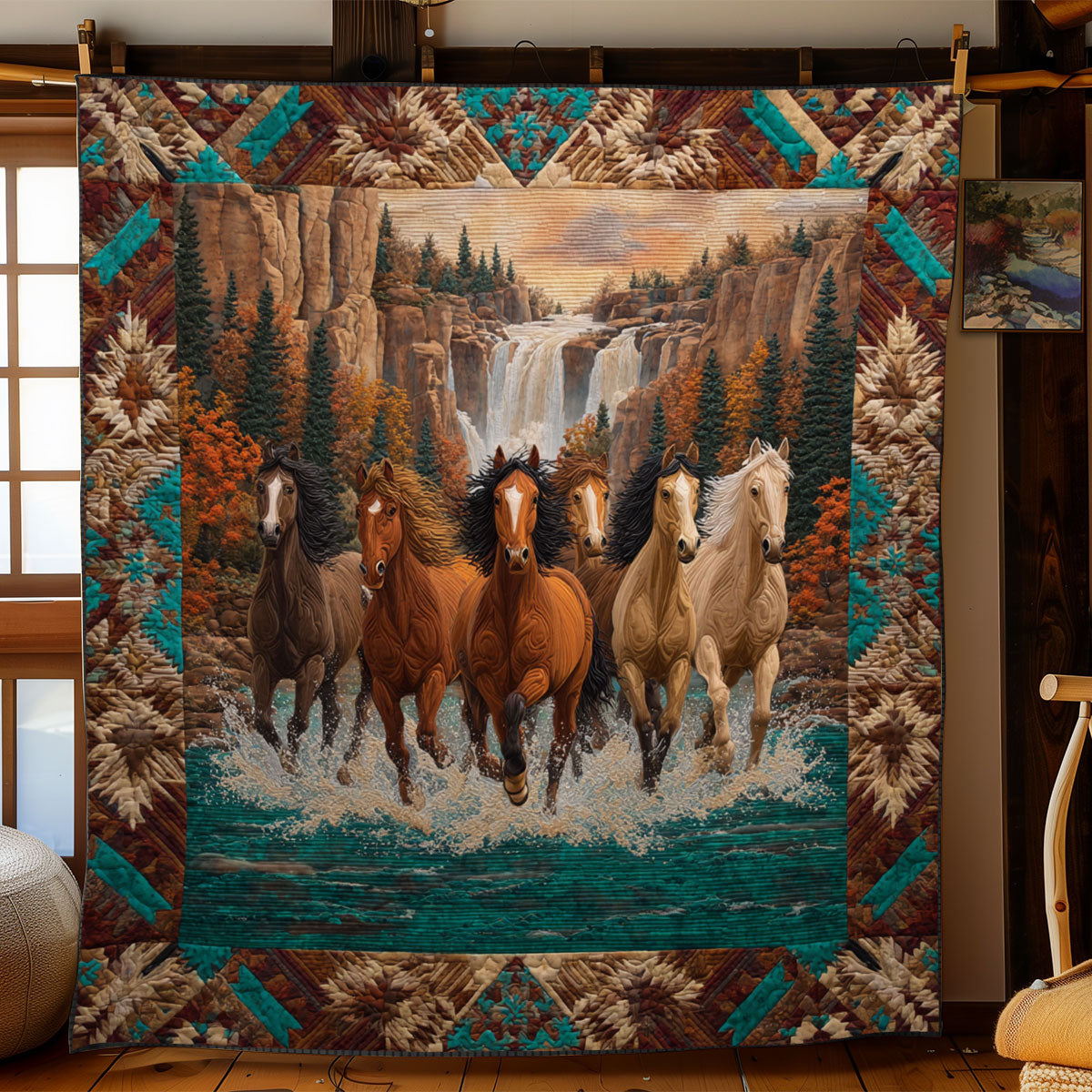 Waterfall Wanderers WJ1501022CL Quilt