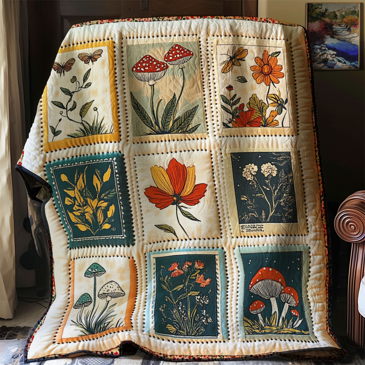 Wildflora Archive WJ1501046CL Quilt