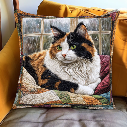 Window Watch Cat WJ1501058CL Quilt Pillow Case