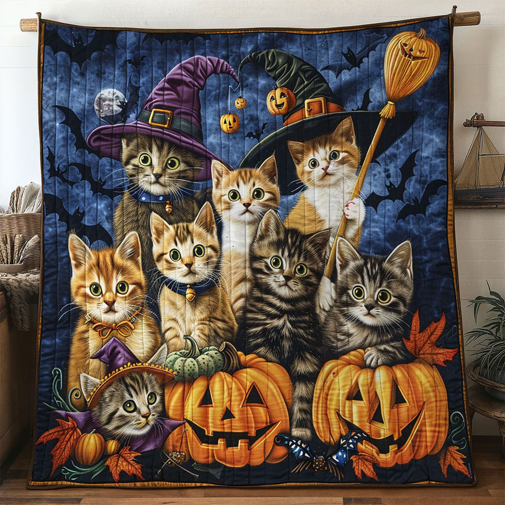Witchy Cat WN1601033CL Quilt