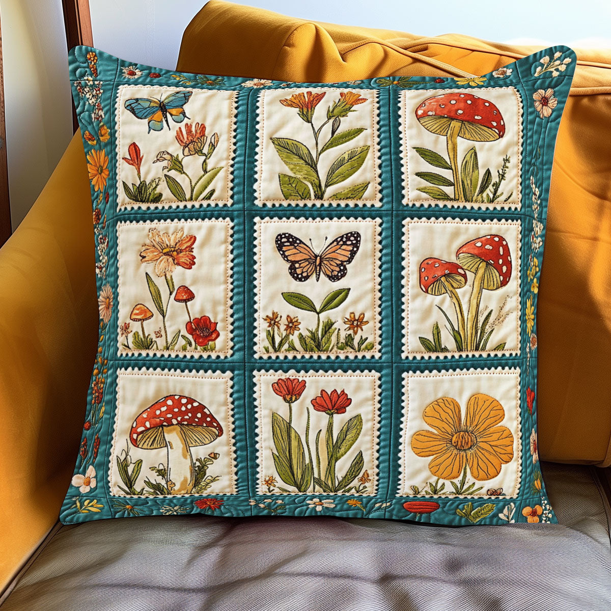 Woodland Treasures WJ1501096CL Quilt Pillow Case